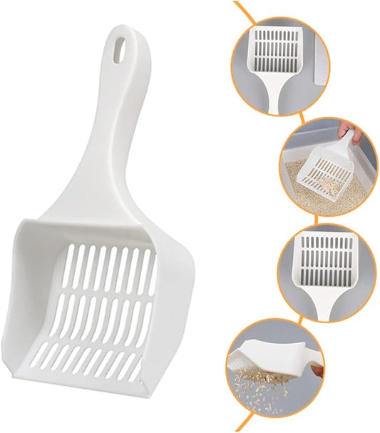 Pet Kitten Litter Cleanup Tool Large Capacity Cat Litter Scoop Filter Non-Slip Design for Easy Use