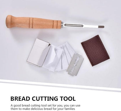UPKOCH 1set Bread Lame Cutter Tool Handle Slashing for Effortless Scoring and Shaping Kitchen Supply for Homemade Bread and Pastries