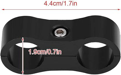 AN6 Aluminum alloy Hose Separator Clamp AN6 Hose Separator,Replacement Parts Clamp Fitting Adapter Hose Separator, 2Pcs Hose Separator Hose Separator, 2Pcs AN6 Aluminum alloy Braided
