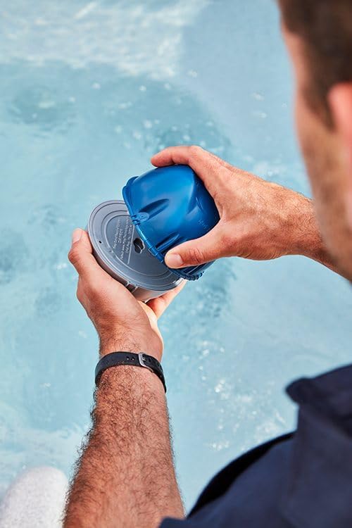FROG Ease Floating System for Hot Tubs - Quick  Easy Self-Regulating Hot Tub Sanitizer - Hot Tub Maintenance System with Cleaning Minerals  SmartChlor Technology