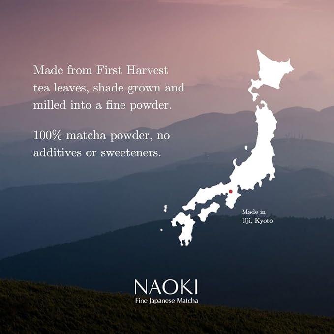 Naoki Matcha Superior Ceremonial Blend  Authentic Japanese First Harvest Ceremonial Grade Matcha Green Tea Powder from Uji, Kyoto (100g  3.5oz)