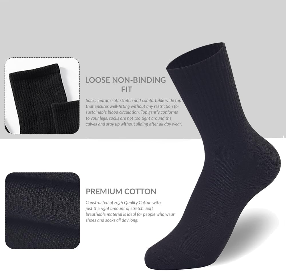 3 Pairs - Women's Simple Personality Solid Color Mid-Socks, Spring and Autumn Student Japanese Girls Mid-Socks - Black - One size fits all