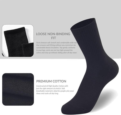 3 Pairs - Women's Simple Personality Solid Color Mid-Socks, Spring and Autumn Student Japanese Girls Mid-Socks - Black - One size fits all