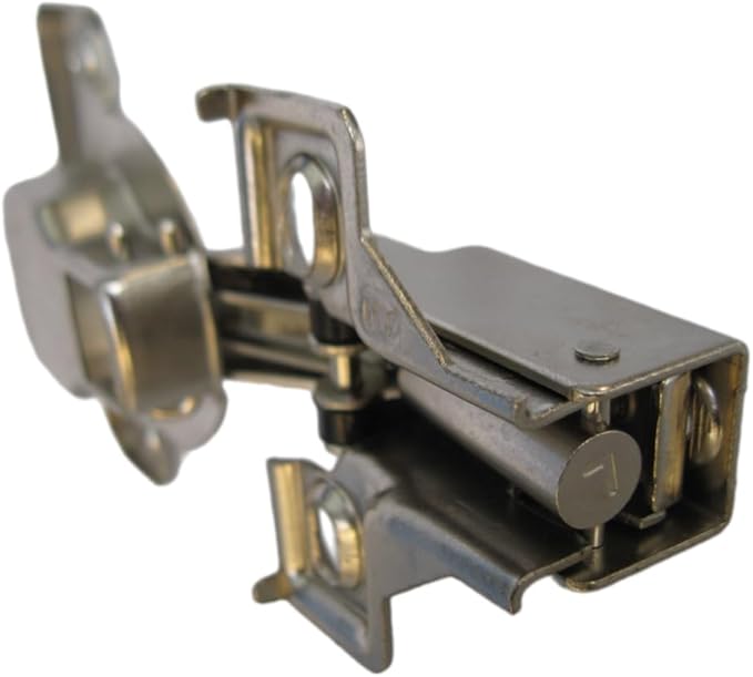US Tradition - Soft close hydraulic hinge for kitchen cabinet (1 unit, 1.575 in diameter, unfinished metal, traditional style)