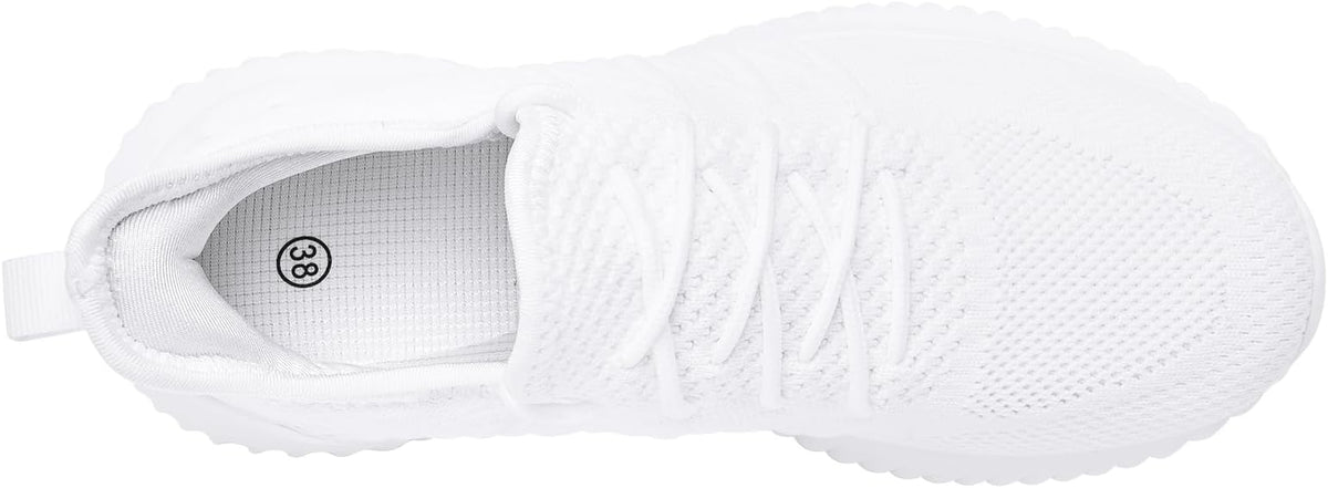 Breathable, anti-slip, lightweight memory foam sneakers for all-day wear, walking, yoga, or running.