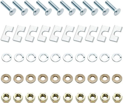 Reese 58430 Installation Hardware Bolt Kit for Fifth Wheel Mounting Brackets and Universal Rails (10 - Bolt Design), Replacement Part Compatible with Reese Rail Kits #30035, #58058