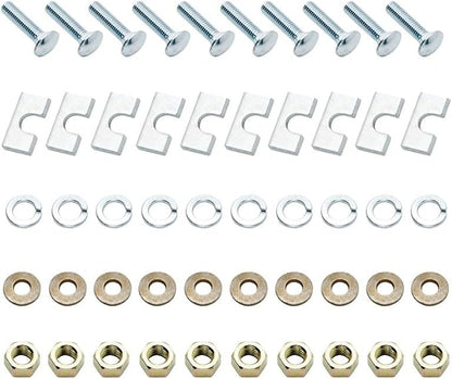 Reese 58430 Installation Hardware Bolt Kit for Fifth Wheel Mounting Brackets and Universal Rails (10 - Bolt Design), Replacement Part Compatible with Reese Rail Kits #30035, #58058