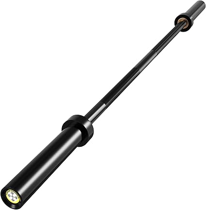 POWER GUIDANCE Chrome Olympic Barbell Bar, 2 Inch Weight Bar for lifting, Hip Thrusts,Universal Strength Training Bars 4ft5ft6ft