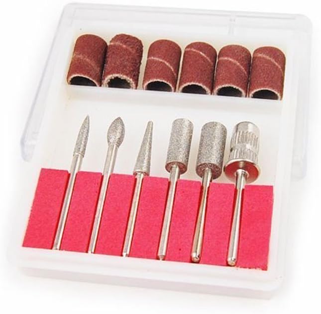 6pc Nail Drill Bits for Machine Replacement 332" Shank Size Acrylic Art