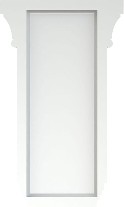 Ekena Millwork BKT06X10X02ED 6-Inch W x 2-Inch D x 10 38-Inch H Edwards Bracket