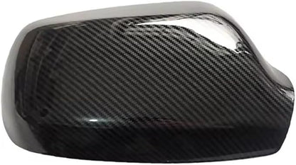 Left Driver Side Direct Mirror Cap Cover Replacement Compatible With Mazda 3 Mazda 6 2003-2009 Rearview Mirror Lower Base Trim Base Cover (Carbon fiber pattern left)