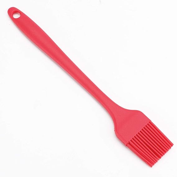 uxcell Silicone Home Kitchenware Cooking Tool Baster Turkey Barbecue Pastry Brush Red