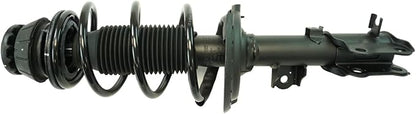 TRQ Front Left Complete Strut & Coil Spring Assembly Drivers Side Compatible with 2012-2017 Hyundai Accent Kia Rio