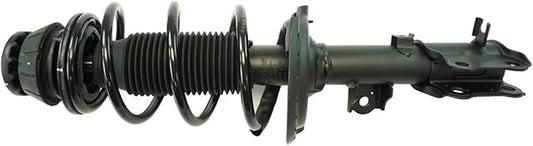TRQ Front Left Complete Strut & Coil Spring Assembly Drivers Side Compatible with 2012-2017 Hyundai Accent Kia Rio