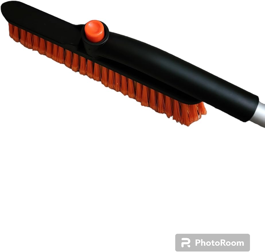 Rotating Snow Brush for Cars Extendable Snow Cleaner For Cars Ice Scraper with Brush For Cars,Trucks, and SUVs Windshield Scraper For Ice Snow Ice Scraper for Cars, Trucks and SUVs