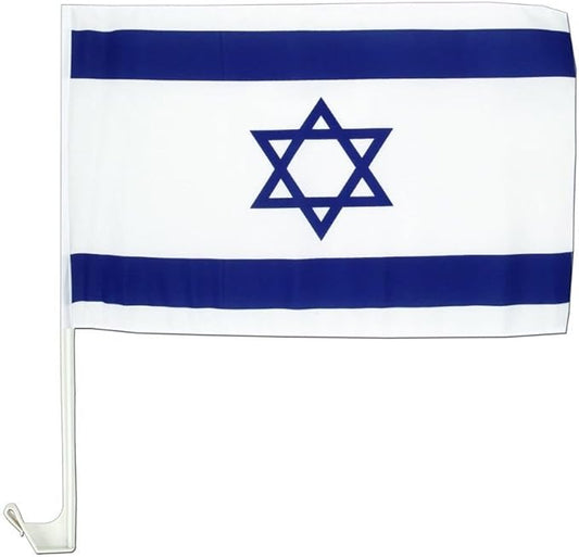 MWS 12x18 Israel Country Single Sided Car Vehicle 12"x18" Flag