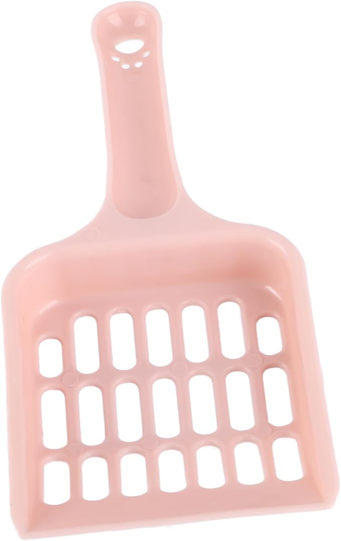 CAT POOP SIFTER, HOLDER DESIGN COMPACT CAT LITTER SCOOP HANDGABLE LONG WALL (Pink)
