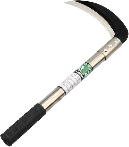 Zelin Grass Sickle,Clearing Sickle,Manganese Steel Blade/Stainless Steel Handle Hand held Sickle Tool,Professional Clearing Vines and Weeds Tools