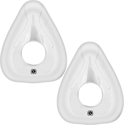 Replacement Cushion for AirFit F20, Compatible with Original Airfit F20 Frame, Premium Seal & Ultra-Comfortable Fit, Full Face CPAP Mask, Large, 2 Packs ( no original box )