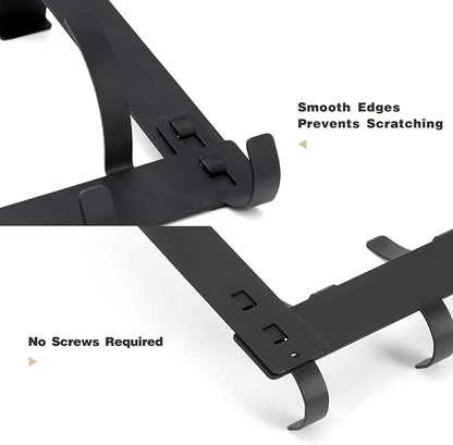 Over The Door Hooks - Black, Fits 1-34" Thick Door, Hanger for Clothes  Towels