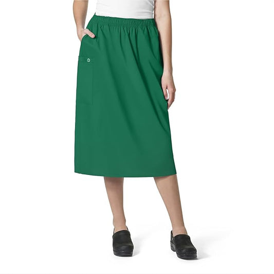 WonderWink Women's Wonderwork Pull-on Cargo Scrub Skirt