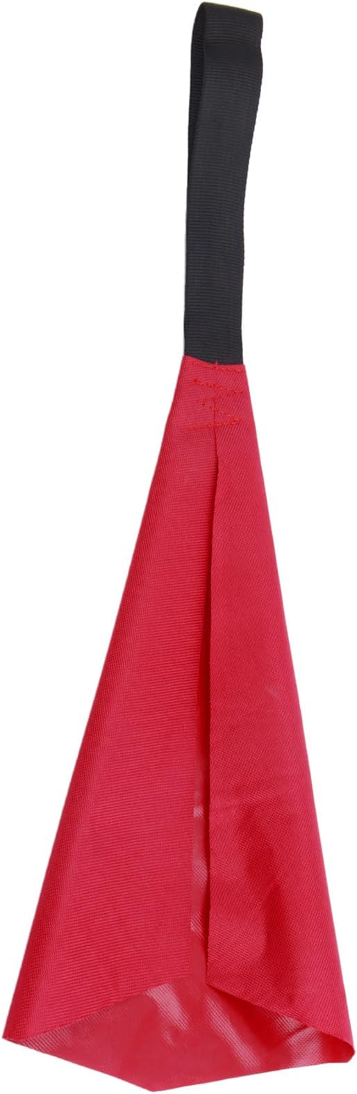 ZJchao Kayak Accessories, Red Warning Flag Safety Flag Canoe Flag with Webbing for Kayak Canoe