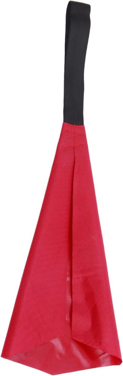 ZJchao Kayak Accessories, Red Warning Flag Safety Flag Canoe Flag with Webbing for Kayak Canoe