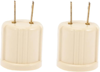 DOITOOL 2sets Indoor Use Light Socket Adapter Us to Bulb Socket Outlet Converter Easy Installation 2pcs2