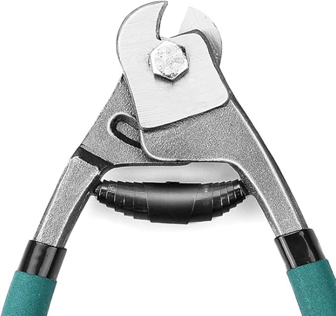 Cable Wire Cutters Scissors Plier Tool, Bicycle Accessories Repair Tool, 8 Inch Small Wire Rope Cutter Tool for Stainless Steel Wire Rope, Bike Brake Cable, Railing Cable