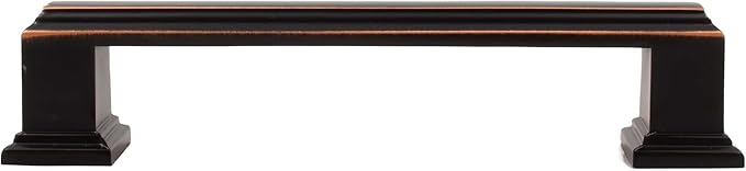 Stone Harbor Hardware Metropolis Cabinet Pull, 96 Millimeters, Vintage Bronze