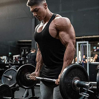 COOFANDY Men's 3 Pack Quick Dry Workout Tank Top Gym Muscle Tee Fitness Bodybuilding Sleeveless T Shirt.