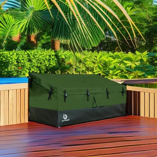 Outdoor Storage Box  143 Gallon Waterproof Deck Box, Patio Storage Box, Outside Storage Bin for Garden, Pool, Yard  Camping  Heavy-Duty Deck Storage Waterproof for All-Weather Protection