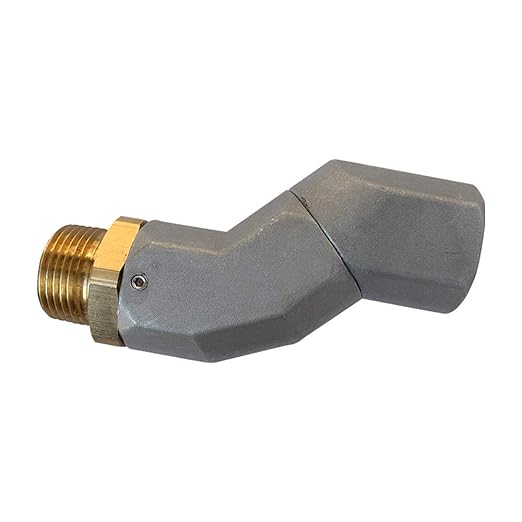 34 Inch NPT Fuel Hose Swivel 360 Rotating Connector for Fuel Nozzle Multi Plane Fuel Plane Swivel