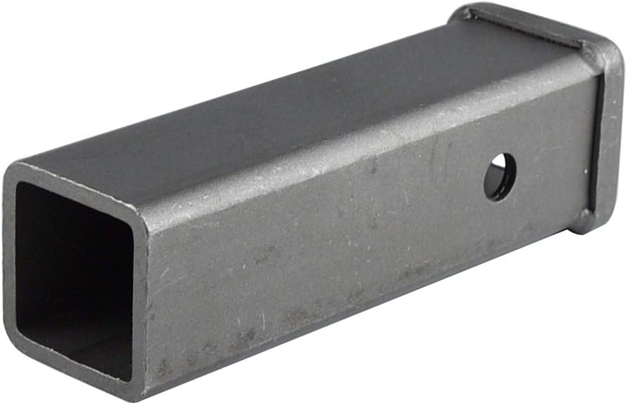 TOPTOW 64453-2 Trailer Hitch Receiver Tube 2-inch X 6-inch Length Storage Box, Weld on Raw Steel, 2 Packs