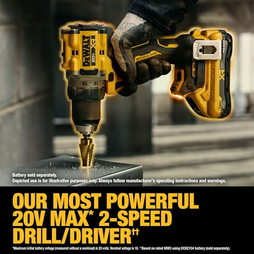 DEWALT 20V MAX XR Brushless Cordless 1/2 in. Drill/Driver (Tool Only) (DCD801B)