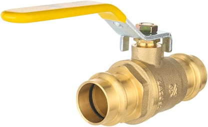 EFIELD 34" Press X Press Ball Valve with EPDM O-ring,14- Turn Full Port Shut Off Stop Ball Valve For Copper Tubing Connection (1),(VALVE243)