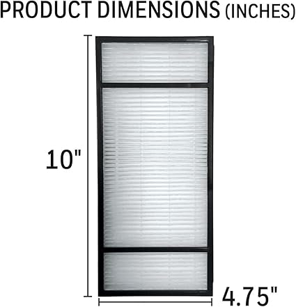 Honeywell HRF-H1 HEPA Air Purifier Filter H, 1-Pack  for HPA050150, HPA060  HPA160 Series  Airborne Allergen Air Filter Targets WildfireSmoke, Pollen, Pet Dander, and Dust