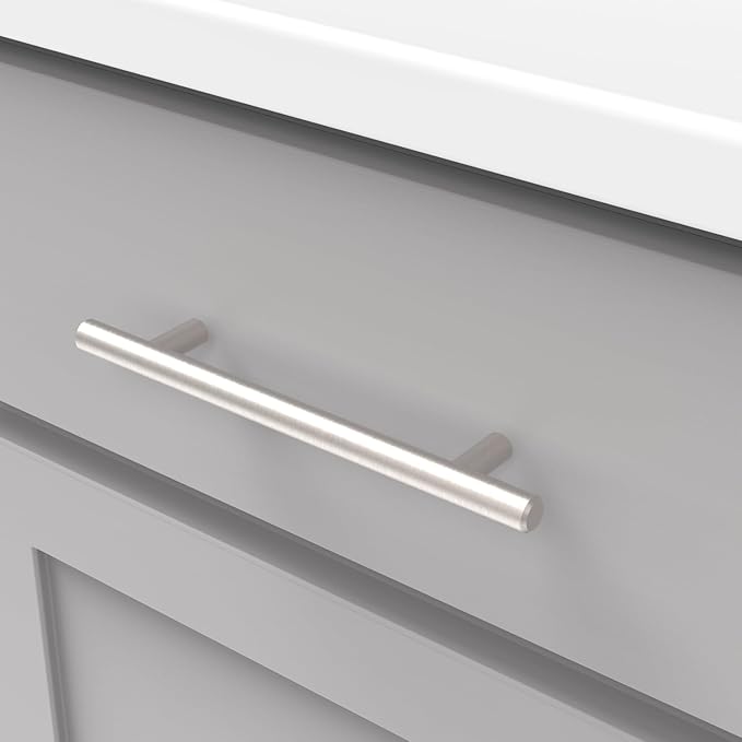 Hickory Hardware Bar Pulls Collection Pull 5-116 Inch (128mm) Center to Center Stainless Steel Finish