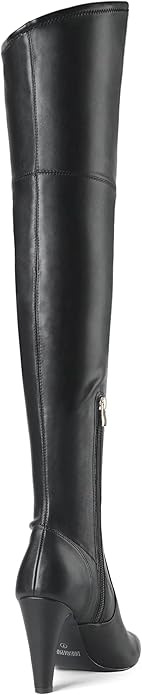 DREAM PAIRS Women's Thigh High Boots Over The Knee Heels Long Sexy Pointed Toe Boots