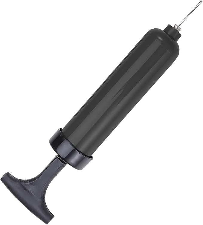 Pump and Needle Comfortable Handle with Metal Rod Suitable for Soccer Basketball Football Ball and Balloon