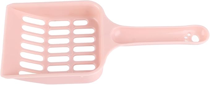 CAT POOP SIFTER, HOLDER DESIGN COMPACT CAT LITTER SCOOP HANDGABLE LONG WALL (Pink)