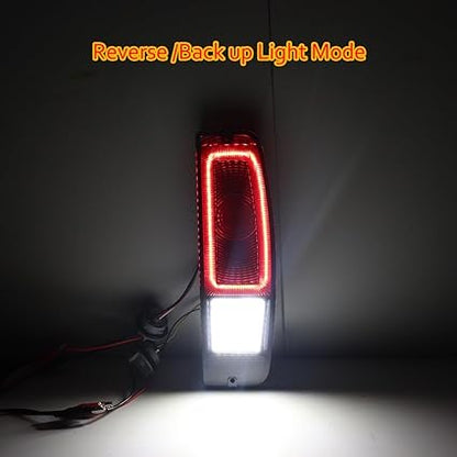 For 1967-1972 Ford Styleside F100/250/350 TRUCK,1967-1974 Ford Econoline E100/200/300,1967-1977 Ford Bronco Rear Tail light Smoked Lens