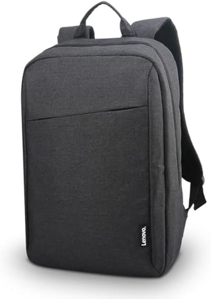 Lenovo Laptop Backpack B210, 15.6-Inch LaptopTablet, Durable, Water-Repellent, Lightweight, Clean Design, Sleek for Travel, Business Casual or College, GX40Q17225, Black