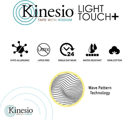 Kinesio Taping - Elastic Therapeutic Athletic Tape Tex Gold Light Touch - Ajisai Blue – 2 in. x 16.4 ft