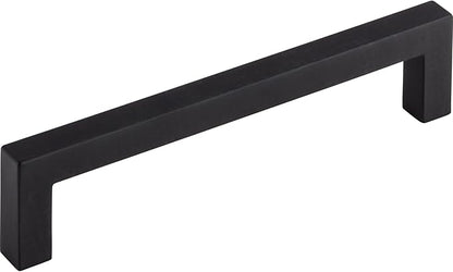 Top Knobs M1159 Nouveau III Collection 5-116" Square Bar Pull, Flat Black