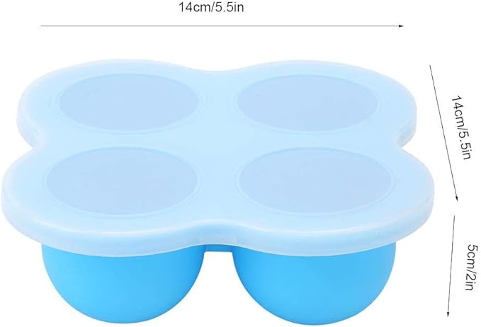 01 Egg Bite Mold, Silicone Egg Steamer, Four Holes Convenient for Home Pressure Cookers Kitchen Restaurant