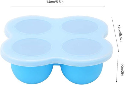 01 Egg Bite Mold, Silicone Egg Steamer, Four Holes Convenient for Home Pressure Cookers Kitchen Restaurant