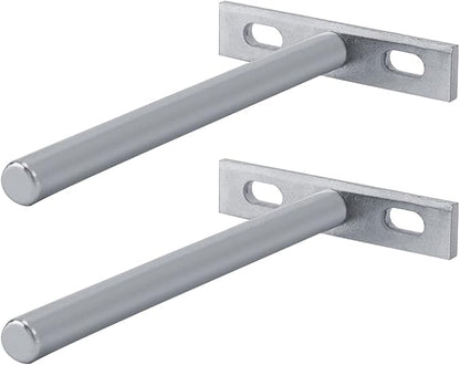 2 Pack Hidden T Shelf Bracket, Iron Shelf Brackets, Metal Shelf Bracket, Industrial Shelf Bracket, Modern Shelf Bracket, Metal L Brackets
