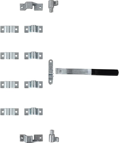 Buyers Products B2159C Cam Action Door Lock Kit, Zinc Coated Corrosion Resistant Kit, TUBING NOT INCLUDED, Gray, 3