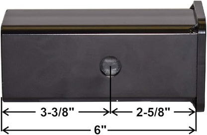 Receiver Hitch Adapter (RH-252C) - 2.5 inch to 2 inch - Made in U.S.A.